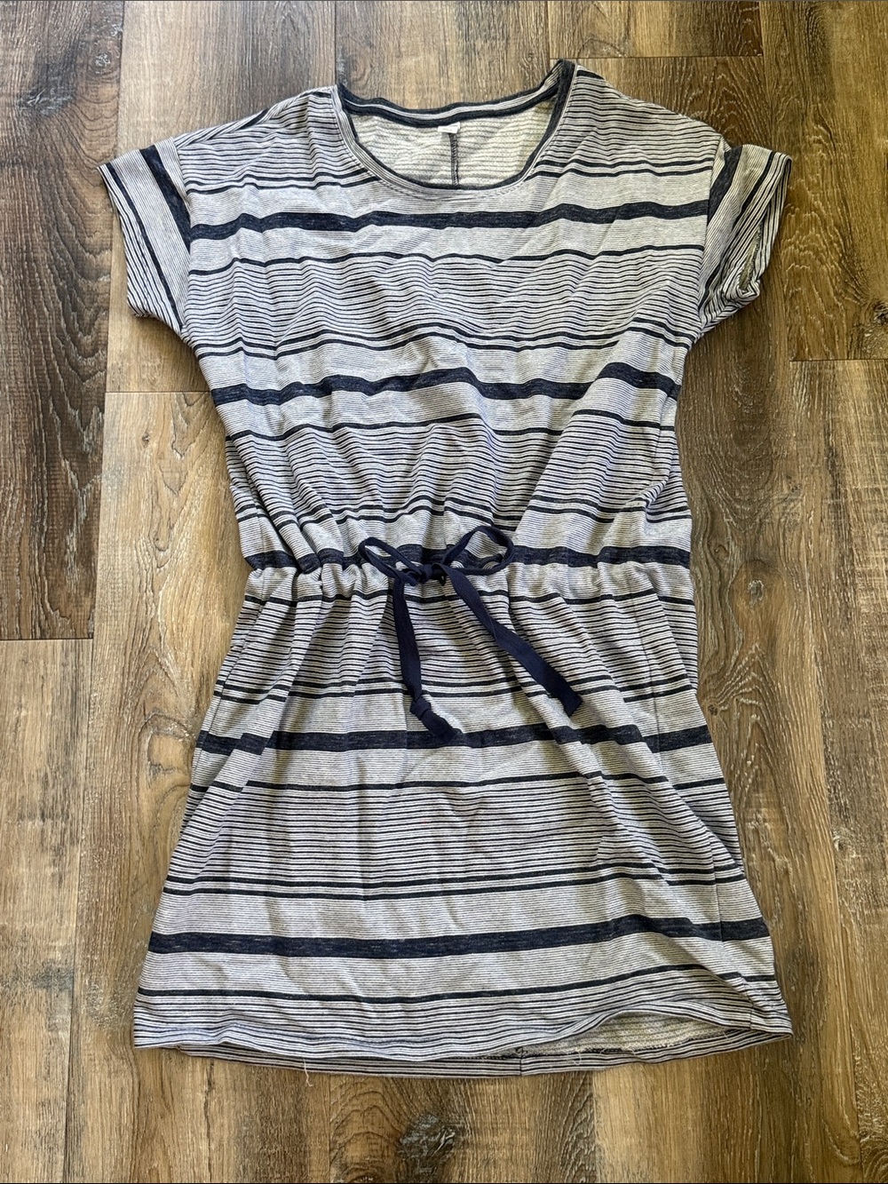 Old Navy White and Blue Tie Dress
